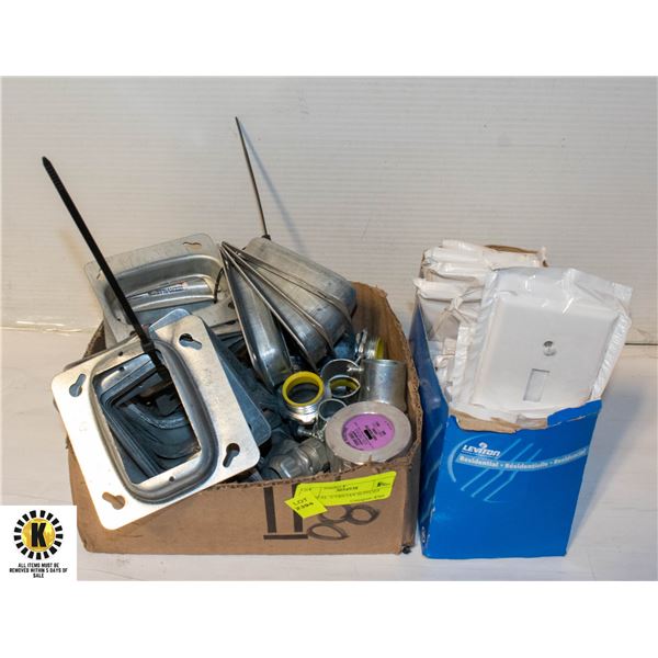 LOT OF ELECTRICIAN SUPPLIES