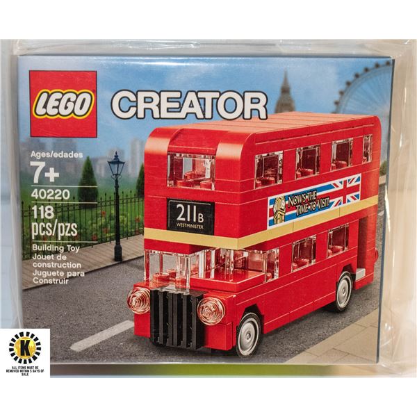 LEGO LONDON BUS 40220 SET, SEALED/NEW
