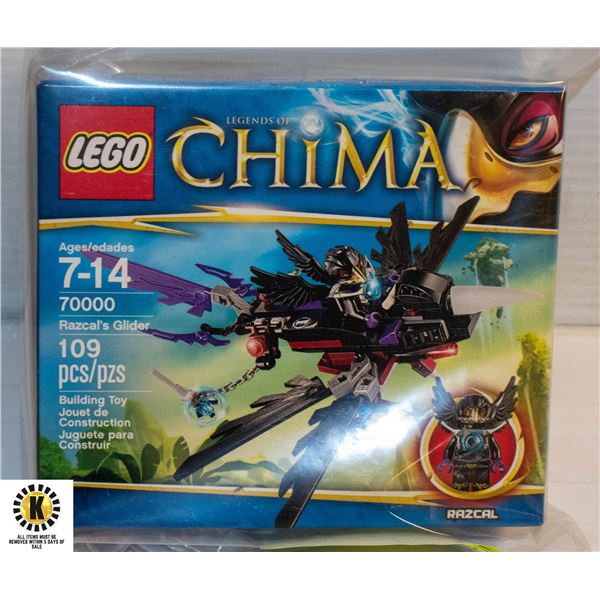 LEGO CHIMA RAZCAL'S GILDER 70000 SET, SEALED