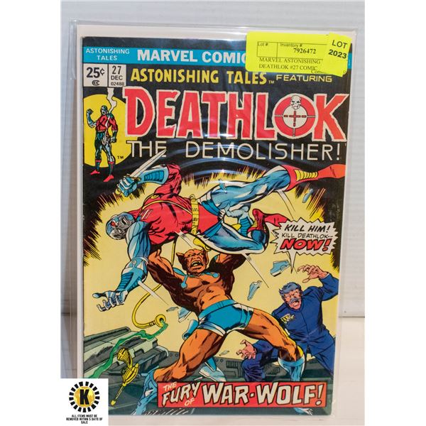 MARVEL ASTONISHING TALES F DEATHLOK #27 COMIC