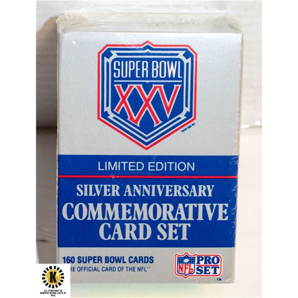 SUPER BOWL SILVER ANNIVERSARY SEALED 160