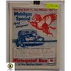 Image 1 : MOBILGAS - PEGAS AD. 1940'S ORIGINAL