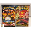Image 1 : 2 GENUINE POKEMON BOOSTER PACKS, NEW SEALED