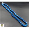 Image 1 : #209-NATURAL BLUE LAPIS LAZULI BEAD NECKLACE