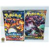 Image 1 : 2 GENUINE POKEMON BOOSTER PACKS, NEW SEALED