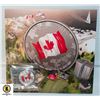 Image 1 : 2015 FINE .999 SILVER CANADA FLAG $25 RCM COIN