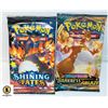 Image 1 : 2 GENUINE POKEMON BOOSTER PACKS, NEW SEALED