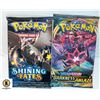 Image 1 : 2 GENUINE POKEMON BOOSTER PACKS, NEW SEALED