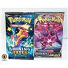 Image 1 : 2 GENUINE POKEMON BOOSTER PACKS, NEW SEALED