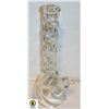 Image 1 : NEW 14" CLEAR TWISTY GLASS BEAKER BONG W/STEM &