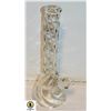 Image 1 : NEW 14" CLEAR TWISTY GLASS BEAKER BONG W/STEM &