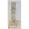 Image 1 : NEW 14" CLEAR TWISTY GLASS BEAKER BONG W/STEM &