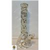 Image 1 : NEW 14" CLEAR TWISTY GLASS BEAKER BONG W/STEM &