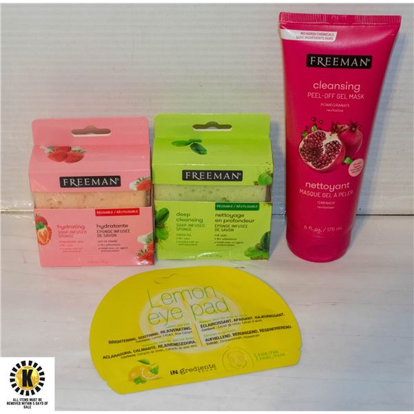 BUNDLE OF NEW SEALED FREEMAN FACIAL PRODUCTS