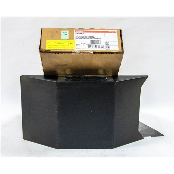 NEW LAGRAND OVERFLOOR RACEWAY 2-GANGBOX