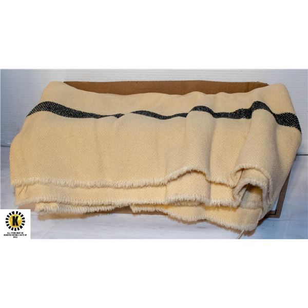CANADIAN MILITARY 1940S ISSUE WOOL BLANKET