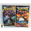 Image 1 : 2 GENUINE POKEMON BOOSTER PACKS, NEW SEALED