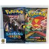 Image 1 : 2 GENUINE POKEMON BOOSTER PACKS, NEW SEALED