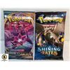 Image 1 : 2 GENUINE POKEMON BOOSTER PACKS, NEW SEALED