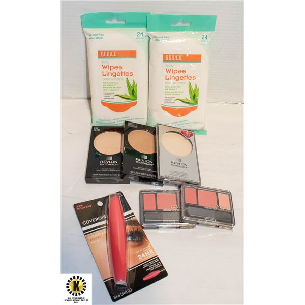 BAG WITH NEW MAKEUP - MASCARA, REVLON