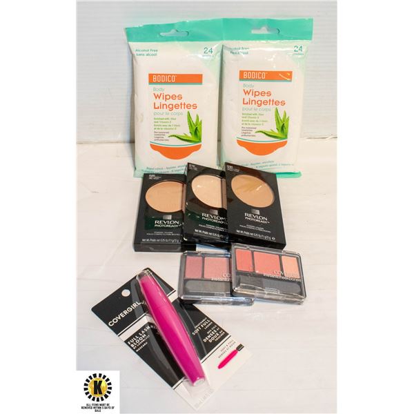 BAG WITH NEW MAKEUP - MASCARA, REVLON