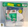 Image 1 : WHITE ANKLE SOCKS SIZE 12-16 PACK OF 6