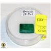 Image 1 : 12.3CT GENUINE EMERALD LOOSE GEMSTONE