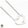 Image 1 : STERLING SILVER HEART PENDANT WITH CHAIN
