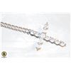 Image 1 : CUBIC ZIRCONIA CROSS PEDNANT/CHAIN