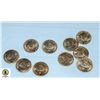 Image 1 : 10 MINI GOLD PLATED REPLICA MAXIMILLION COINS