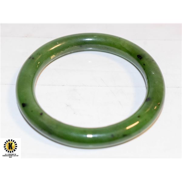 2 INCHES NATURAL CANADA JADE RING ITEM