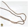 Image 1 : STERLING SILVER 36 INCH BEAD STYLE CHAIN