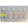 Image 1 : 5 PUMP BOTTLES OF HAND SANITIZER,443ML