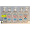 Image 1 : 5 PUMP BOTTLES OF HAND SANITIZER,443ML
