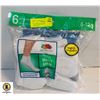 Image 1 : ANKLE WHITE SOCKS SIZE 6-12 PACK OF 6