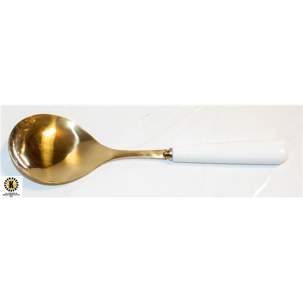 SOPHIE CONRAN GOLD TONE SERVING SPOON