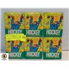 Image 1 : 6 UNOPENED 1990 HOCKEY WAX PACKS