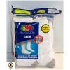 Image 1 : CREW SOCKS WHITE SIZE 12-16 PACK OF 6
