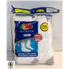 Image 1 : CREW SOCKS WHITE SIZE 12-16 PACK OF 6