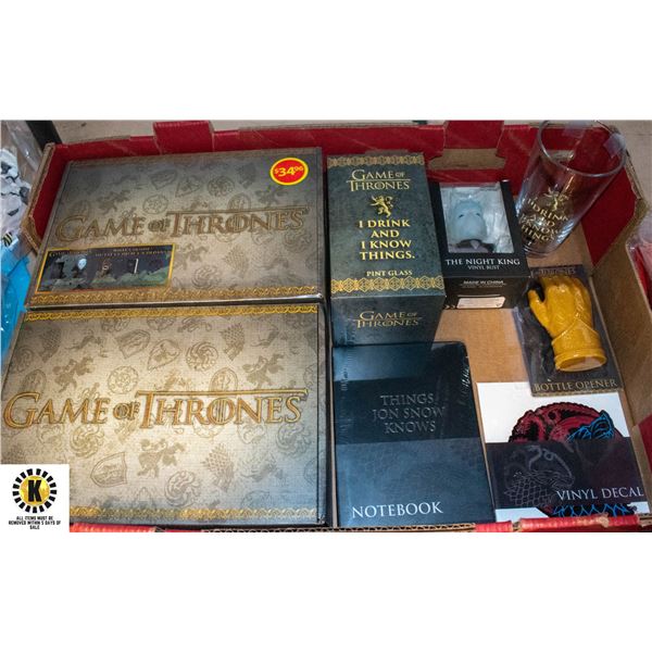 2 GAME OF THRONES LOOT BOXES - 1 SEALED