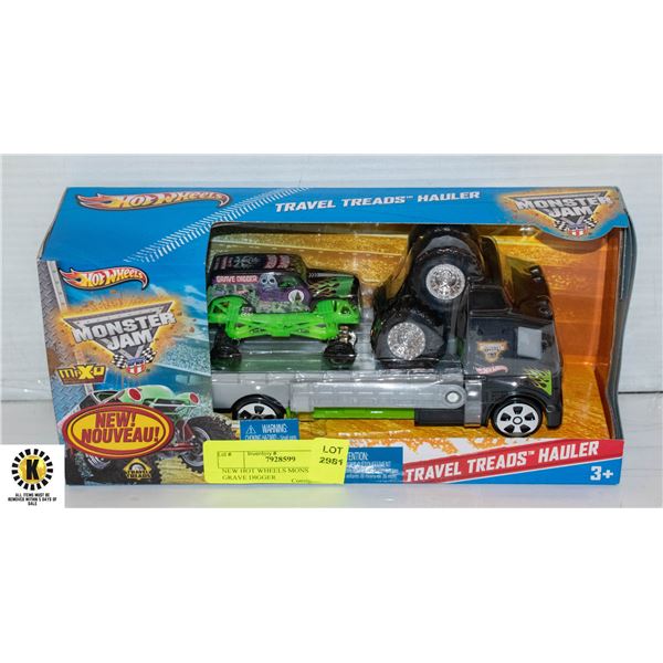 NEW HOT WHEELS MONSTER JAM GRAVE DIGGER