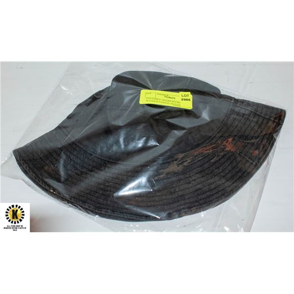 FOLDABLE DENIM BUCKET COTTON WASHED FISHING HUNTIN