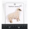 Image 1 : NEW FAUX PEARL SHEEP BROOCH