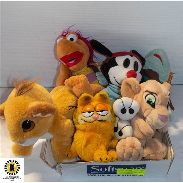 VINTAGE FRAGGLE ROCK, LION KING, ANIMANIACS,