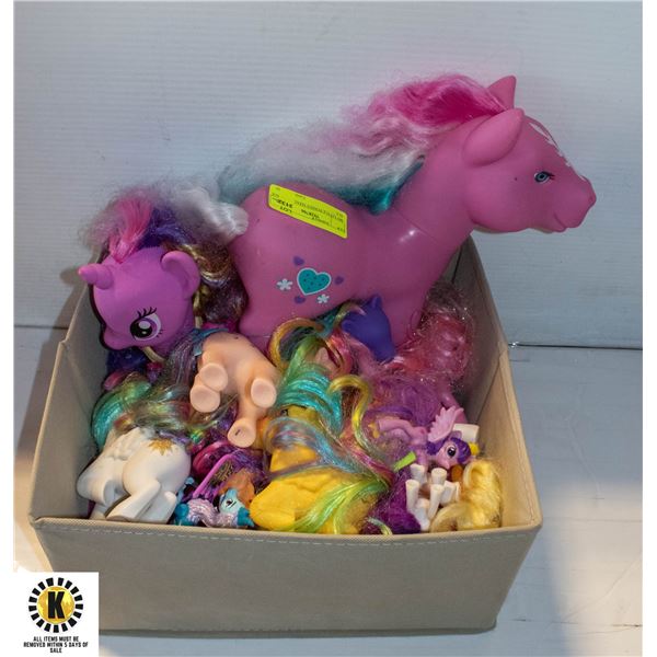 MY LITTLE PONIES SMALL & LARGE ALL