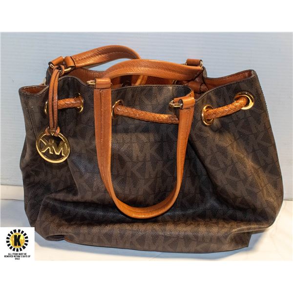 AUTHENTIC MICHAEL KORS LEATHER MONOGRAM