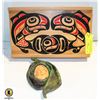 Image 1 : HAIDA WOOD BOX & ARTISAN LEATHER LADY-ESTATE