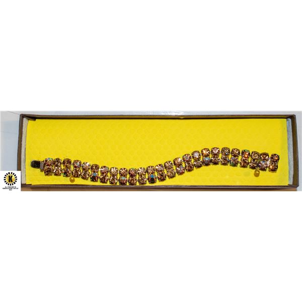 VINTAGE 1950'S SHERMAN SIGNED BRACELET