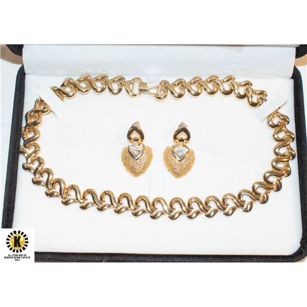 VINTAGE 1990'S BUTLER SIGNED GOLD HEARTS