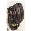 Image 1 : LIKE NEW WILSON LEATHER BASEBALL GLOVE-ESTATE